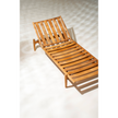Modern Levante 009 Sunlounger by Roda Crafted from Durable Teak | Casa Design Group