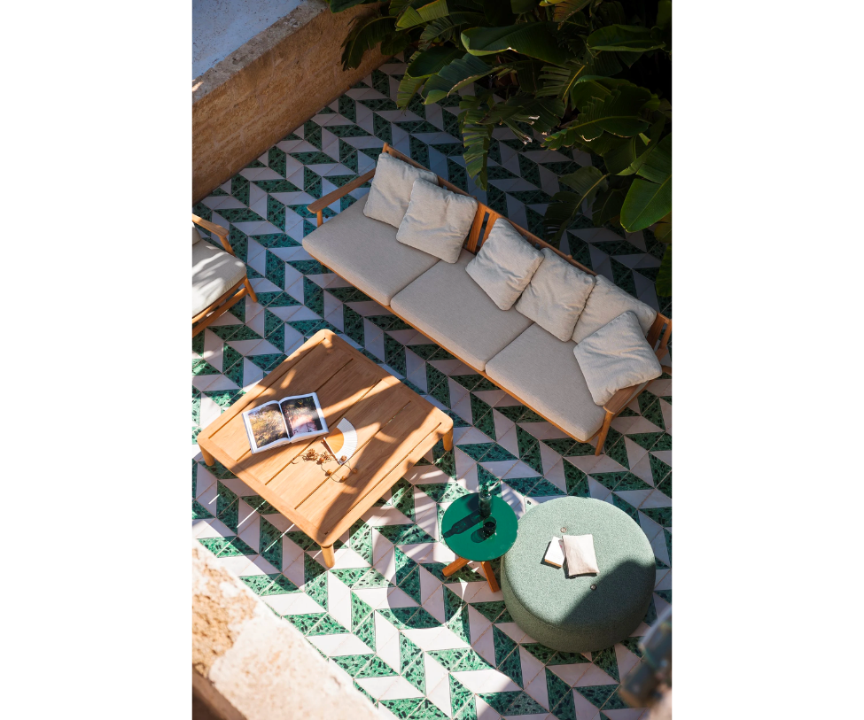 Levante 012 Square Teak Outdoor Coffee Table by Roda | Casa Design Group