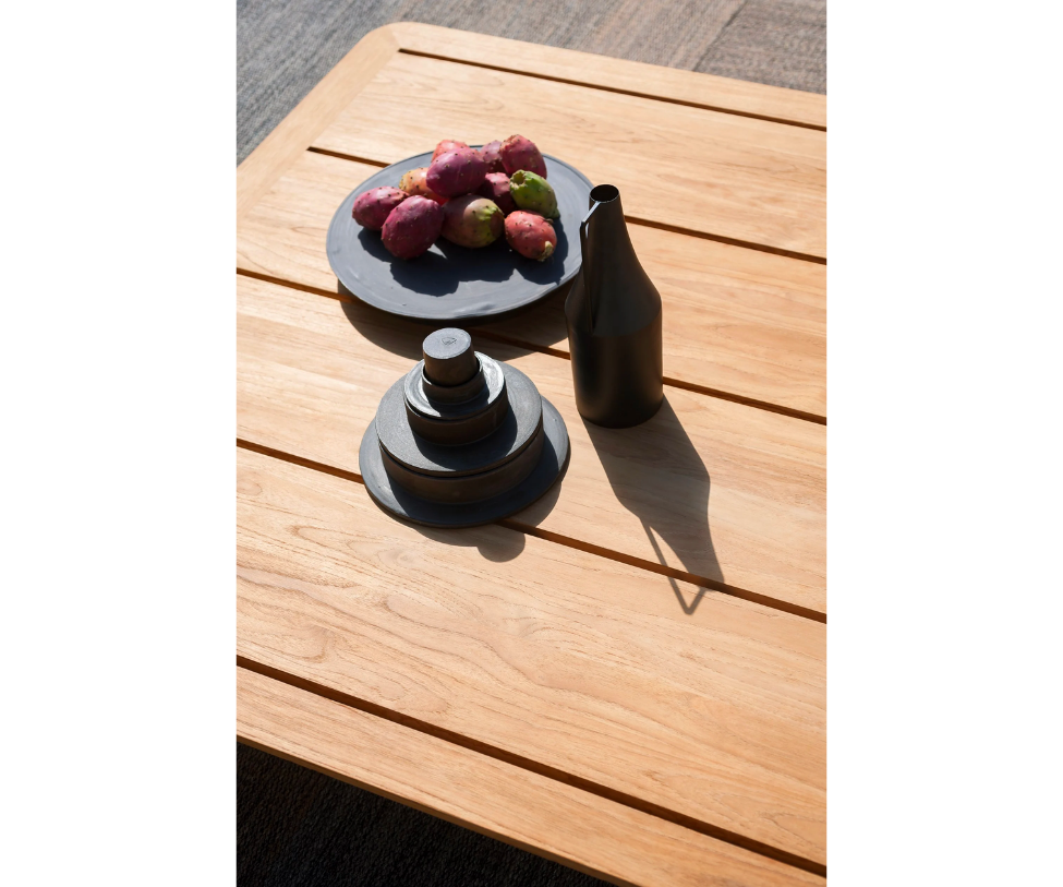 Levante 012 Square Teak Outdoor Coffee Table by Roda | Casa Design Group