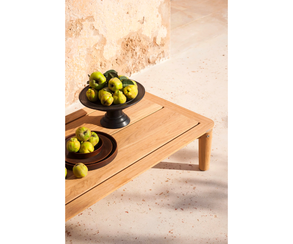 Luxury Rectangular Teak Levante 013 Outdoor Coffee Table by Roda | Casa Design Group