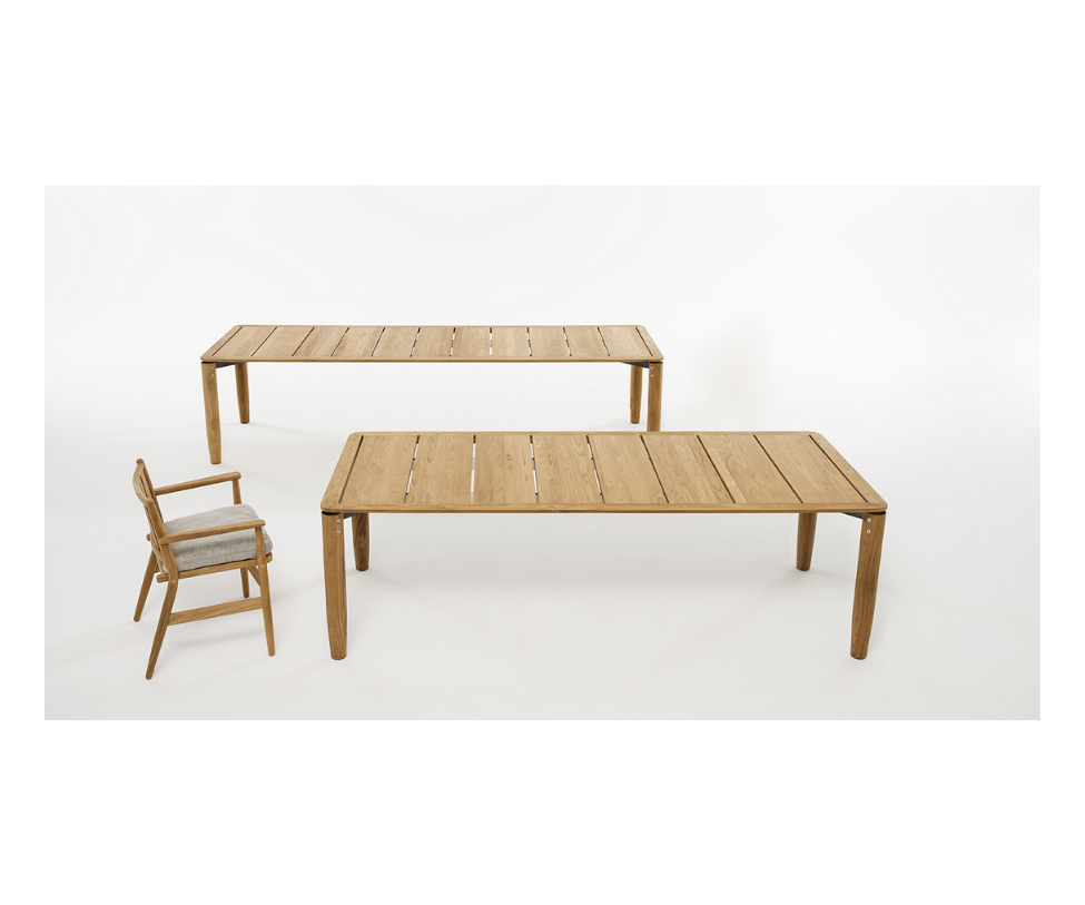 Levante 022 Teak Outdoor Dining Table by Roda a Perfect Blend of Tradition and Modern Elegance | Casa Design Group