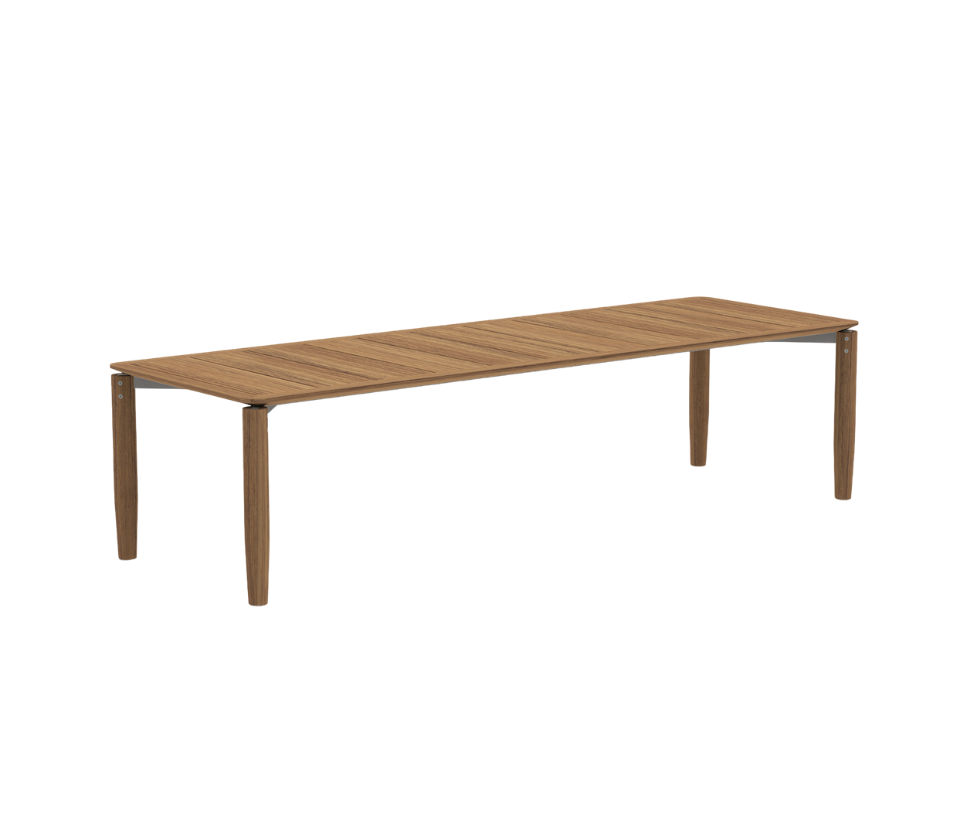 Modern Teak Levante 030 Outdoor  Dining Table by Roda | Casa Design Group