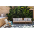 Teak Frame Levante 103 Outdoor Sofa by Roda | Casa Design Group