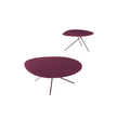Modern Lever Side Table by Paola Lenti with Stainless Steel Rod Base Casa Design Group