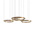 High End Light Ring Horizontal Suspension by Henge Casa Design Group
