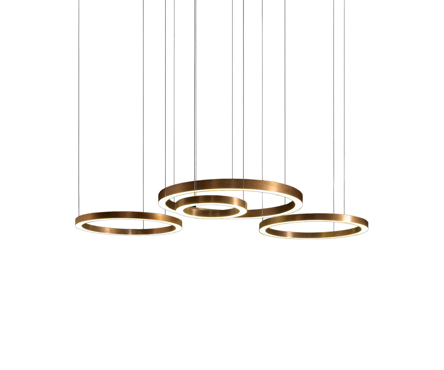High End Light Ring Horizontal Suspension by Henge Casa Design Group