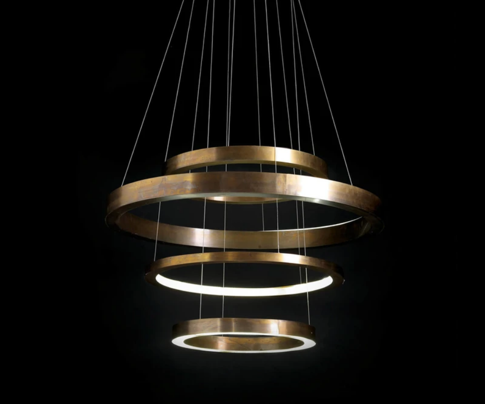 High End Light Ring Pendant Lamp by Henge Casa Design Group