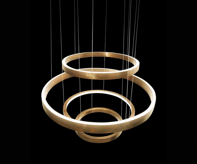 High End Light Ring Pendant Lamp by Henge Casa Design Group