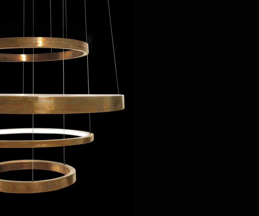 High End Light Ring Pendant Lamp by Henge Casa Design Group