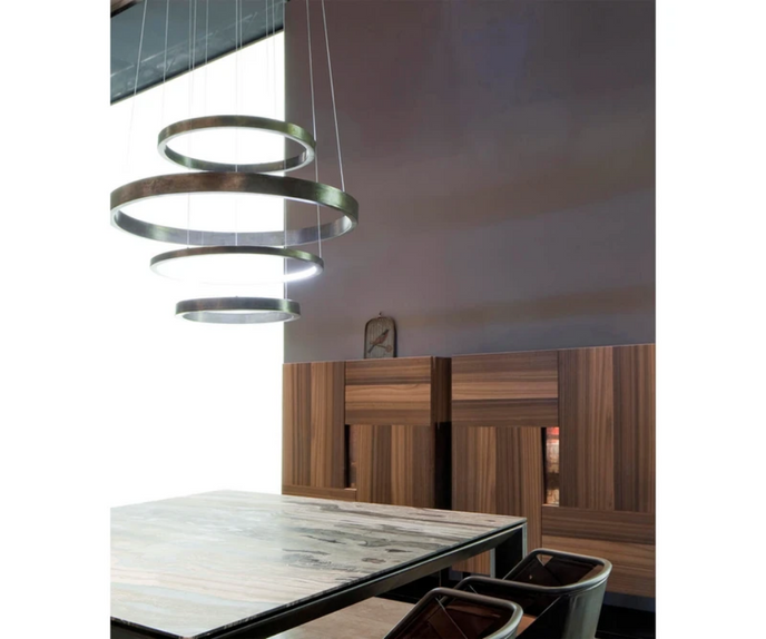 High End Light Ring Pendant Lamp by Henge Casa Design Group