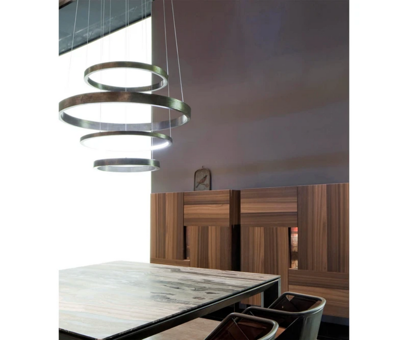High End Light Ring Pendant Lamp by Henge Casa Design Group