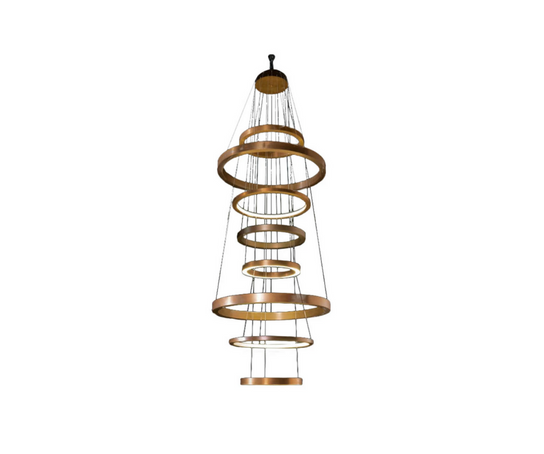 High End Light Ring XXL Suspension by  Henge Casa Design Group