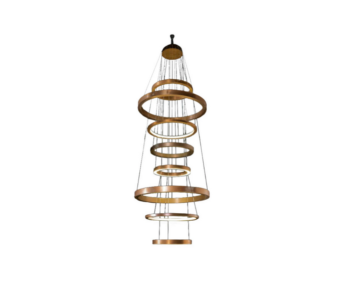 High End Light Ring XXL Suspension by  Henge Casa Design Group