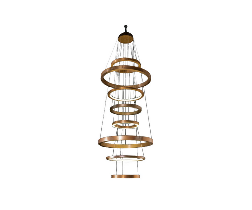High End Light Ring XXL Suspension by  Henge Casa Design Group