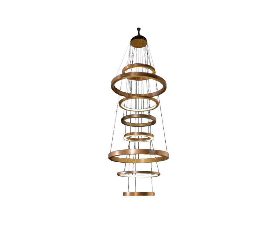High End Light Ring XXL Suspension by  Henge Casa Design Group