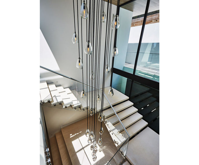 High end Muse Round Chandelier by Zia Priven Casa Design