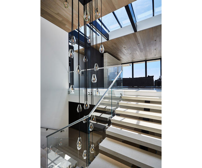 High end Muse Round Chandelier by Zia Priven Casa Design