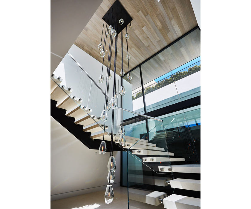 High end Muse Round Chandelier by Zia Priven Casa Design