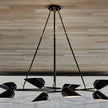 Zia Priven Axis Diamond Chandelier Black