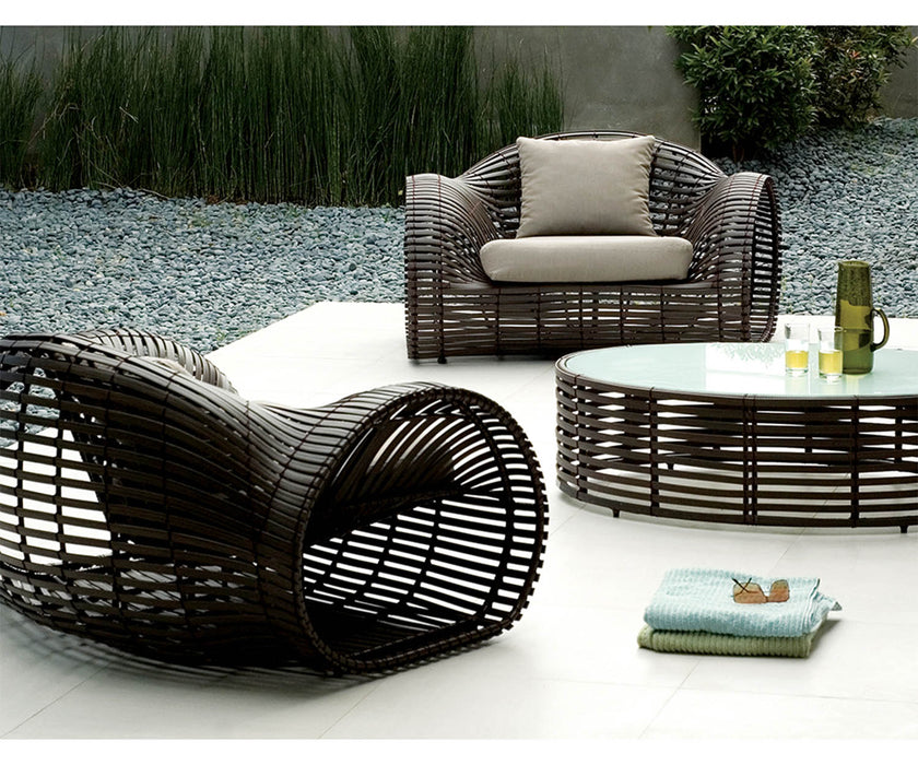 High end Lolah Easy Armchair by Kenneth Cobonpue Casa Design