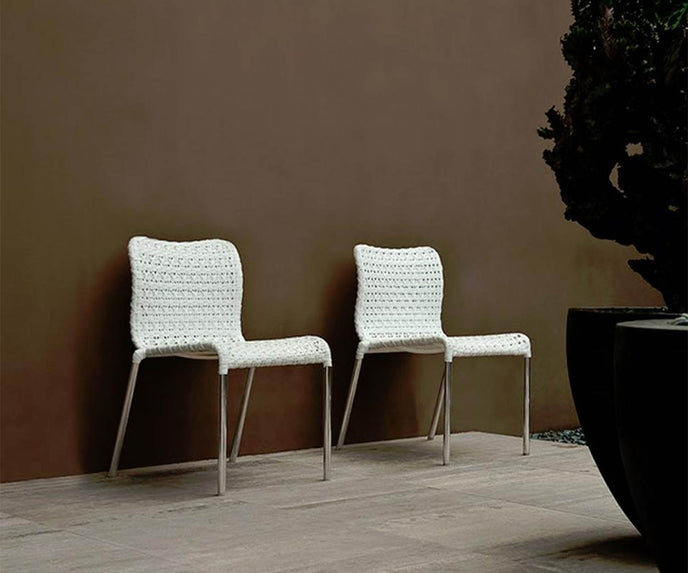 High end Lolita Stacking Side Chair by Kenneth Cobonpue Casa Design