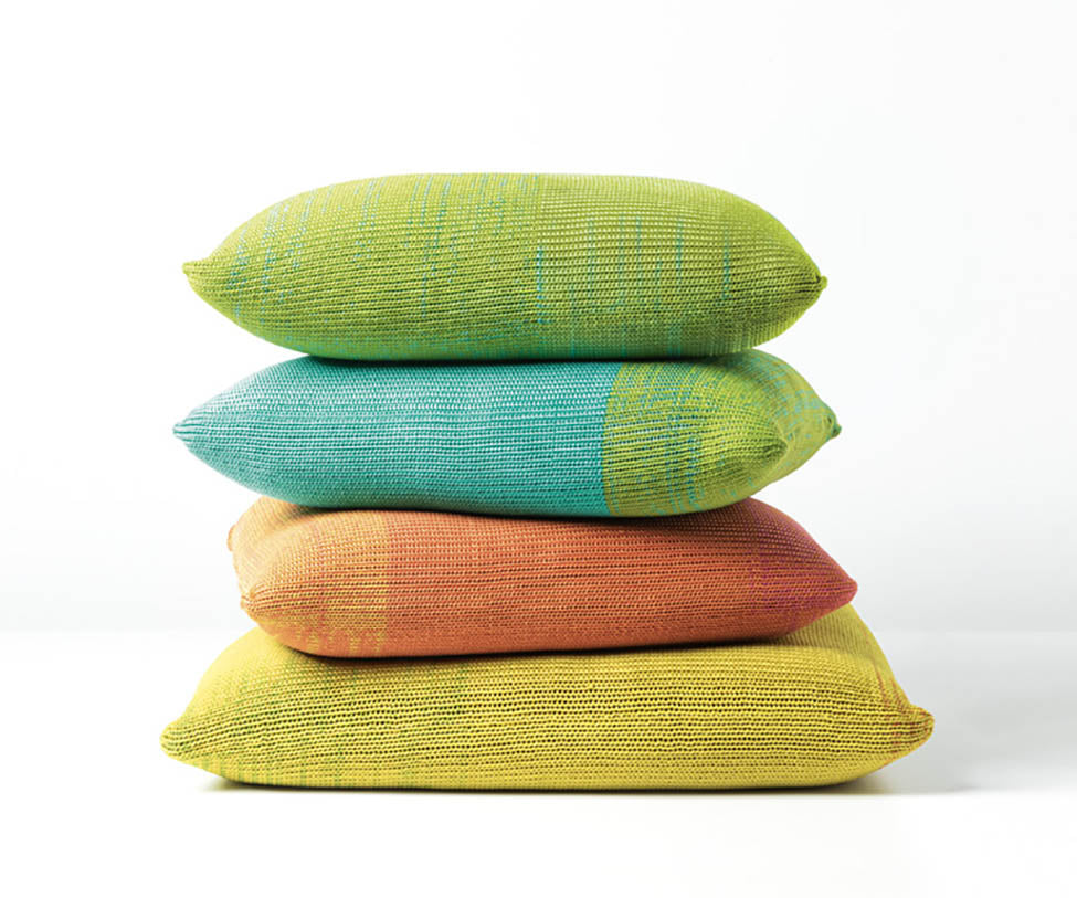 Modern and Comfortable Maglia Rasata Outdoor Cushions by Paola Lenti Casa Design Group