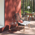 Maia Teak Marengo Relax Chair by Kettal featuring Marengo braided rope, teak legs, and a fog laminate seat cushion, luxury outdoor lounge chair for patios and terraces | Casa Design Group