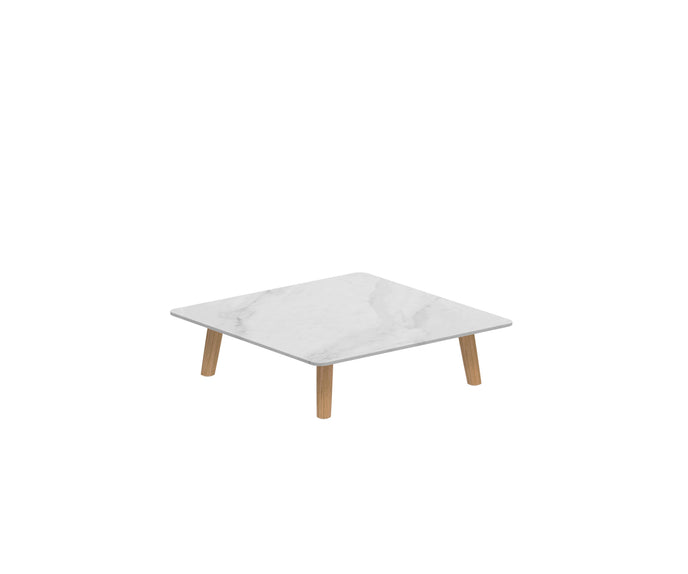 Teak Frame Bohemian Mambo Outdoor Lounge Coffee Table by Royal Botania Casa Design Group