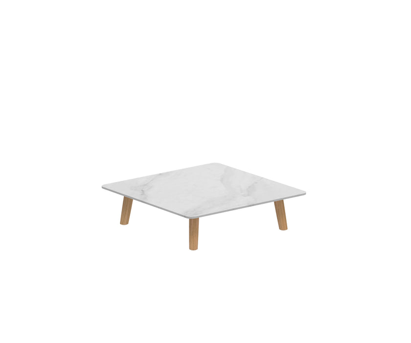 Teak Frame Bohemian Mambo Outdoor Lounge Coffee Table by Royal Botania Casa Design Group