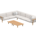 Comfort and Elegant Mambo Outdoor Lounge Sectional Sofa by Royal Botania Casa Design Group