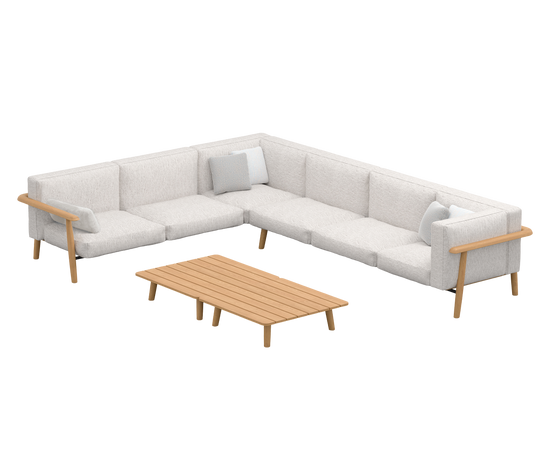 Comfort and Elegant Mambo Outdoor Lounge Sectional Sofa by Royal Botania Casa Design Group