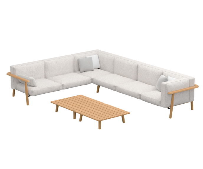 Comfort and Elegant Mambo Outdoor Lounge Sectional Sofa by Royal Botania Casa Design Group