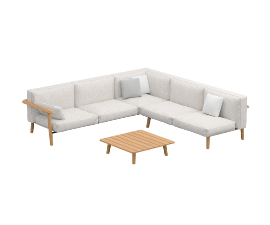 Comfort and Elegant Mambo Outdoor Lounge Sectional Sofa by Royal Botania Casa Design Group