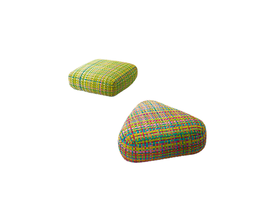 Luxury Millefiori Outdoor Pouf by Paola Lenti Casa Design Group