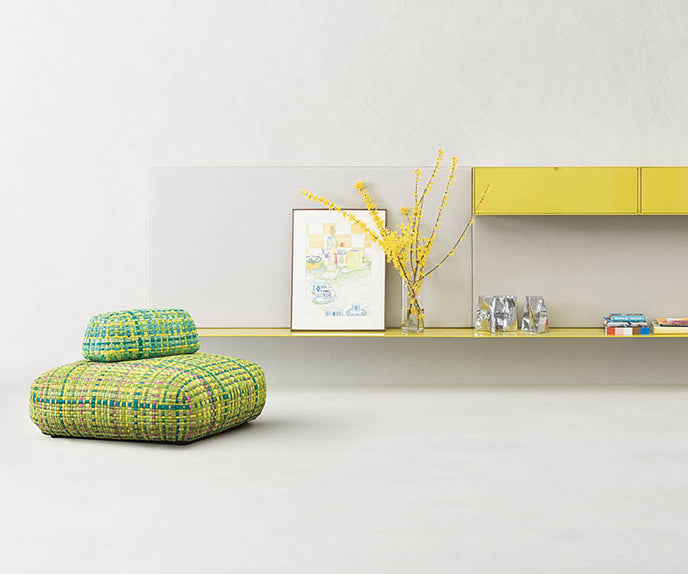 Luxury Millefiori Outdoor Pouf by Paola Lenti Casa Design Group