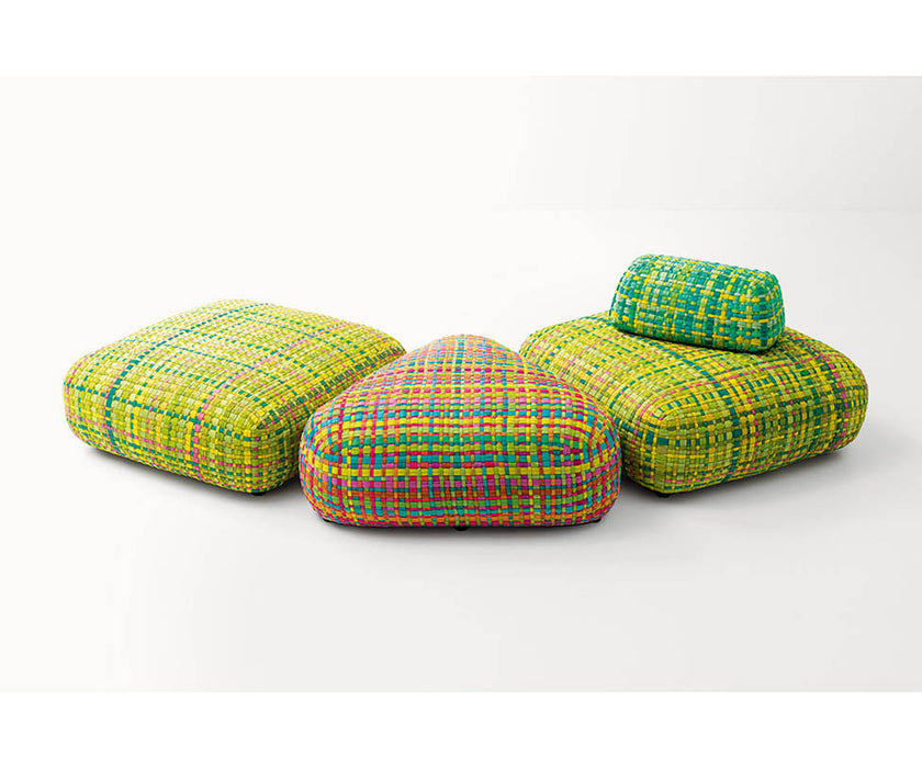 Luxury Millefiori Outdoor Pouf by Paola Lenti Casa Design Group