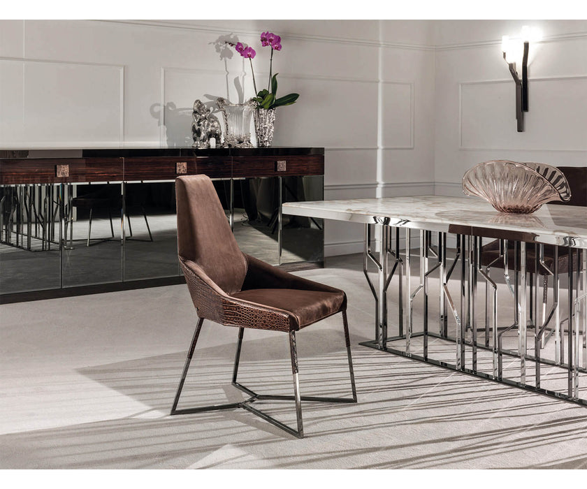 High end Miu Dining Chair by Longhi Casa Design