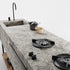 High end Outdoor Base Kitchen Double Configuration by Kettal Casa Design