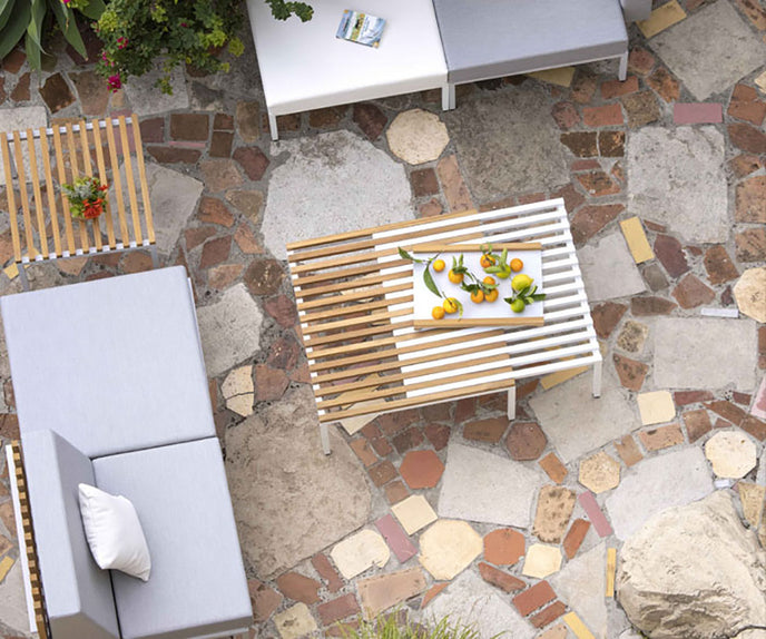 Sutra Ottoman Module Outdoor Sofa I Ego Paris