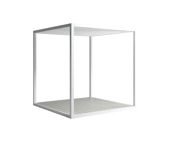 High end Floor Pergola Mobile Blades Roof Pavilion by Gandia Blasco Casa Design