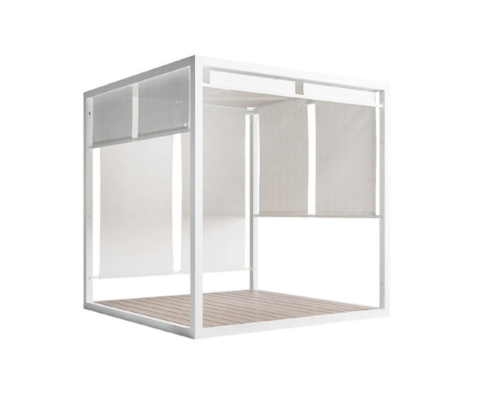 High end Floor Pergola Mobile Canvas Roof Pavilion by Gandia Blasco Casa Design