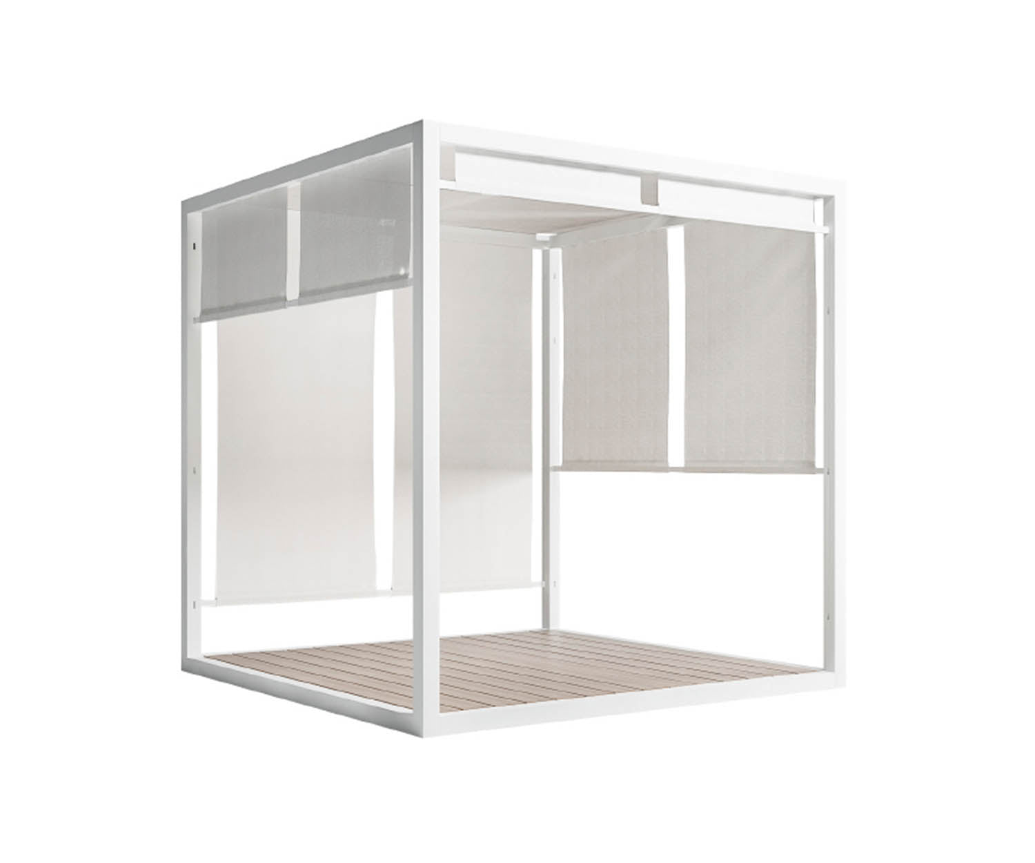 High end Floor Pergola Mobile Canvas Roof Pavilion by Gandia Blasco Casa Design