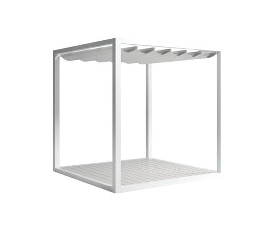 High end Floor Pergola Folding Roof Pavilion by Gandia Blasco Casa Design