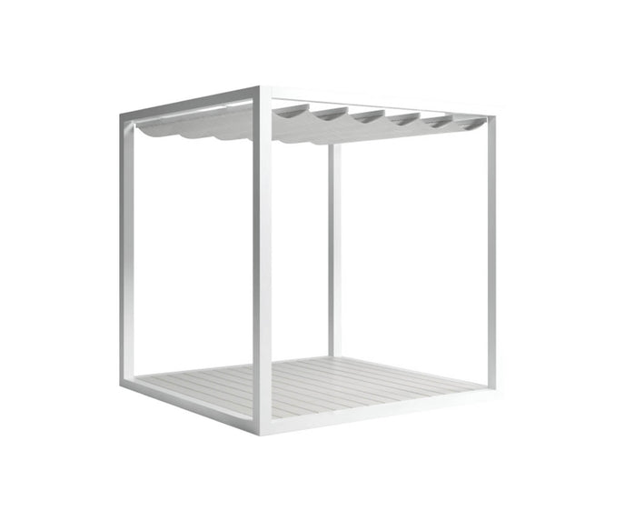 High end Floor Pergola Folding Roof Pavilion by Gandia Blasco Casa Design