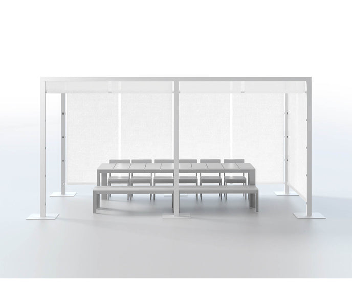 High end Pergola Mobile Canvas Roof Pavilion by Gandia Blasco Casa Design