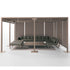 High end Pergola Mobile Canvas Roof Pavilion by Gandia Blasco Casa Design