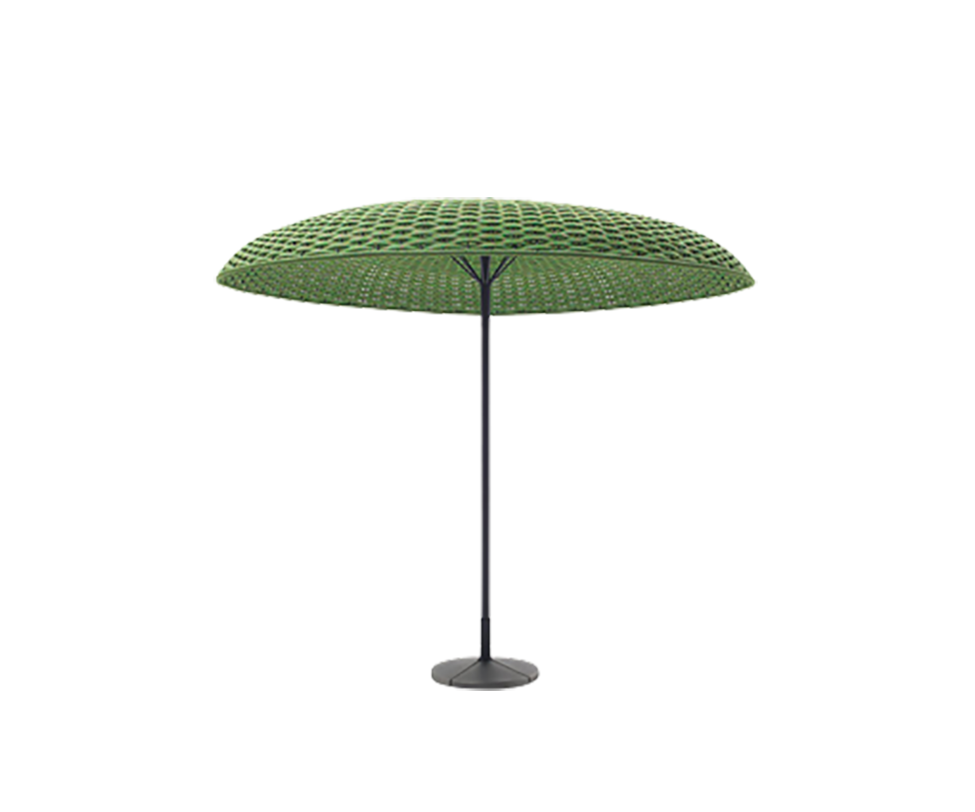 Unique Mogambo Outdoor Parasol by Paola Lenti with Stainless Steel Frame Casa Design Group