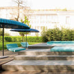 Unique Mogambo Outdoor Parasol by Paola Lenti with Stainless Steel Frame Casa Design Group