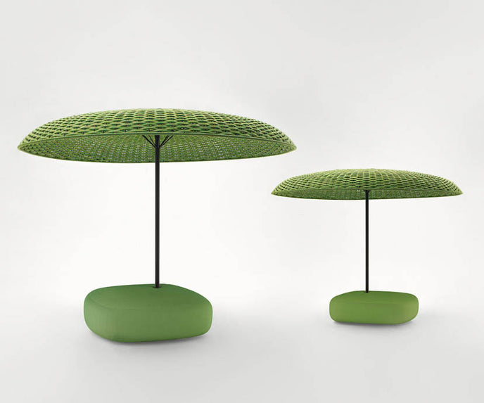 Unique Mogambo Outdoor Parasol by Paola Lenti with Stainless Steel Frame Casa Design Group