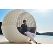 High end Ulm Moon Daybed With Woven Rope Parasol by Vondom Casa Design